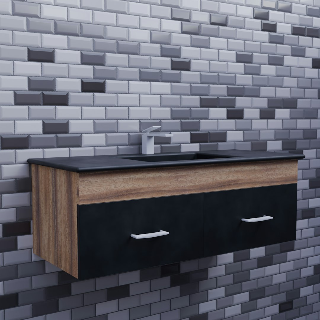Double-Sink Vanity Unit — angle 4