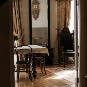 Framed Oval Mirror