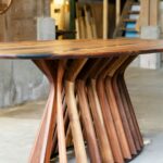 Round Pedestal Dining Table