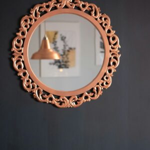 Round Rattan Mirror