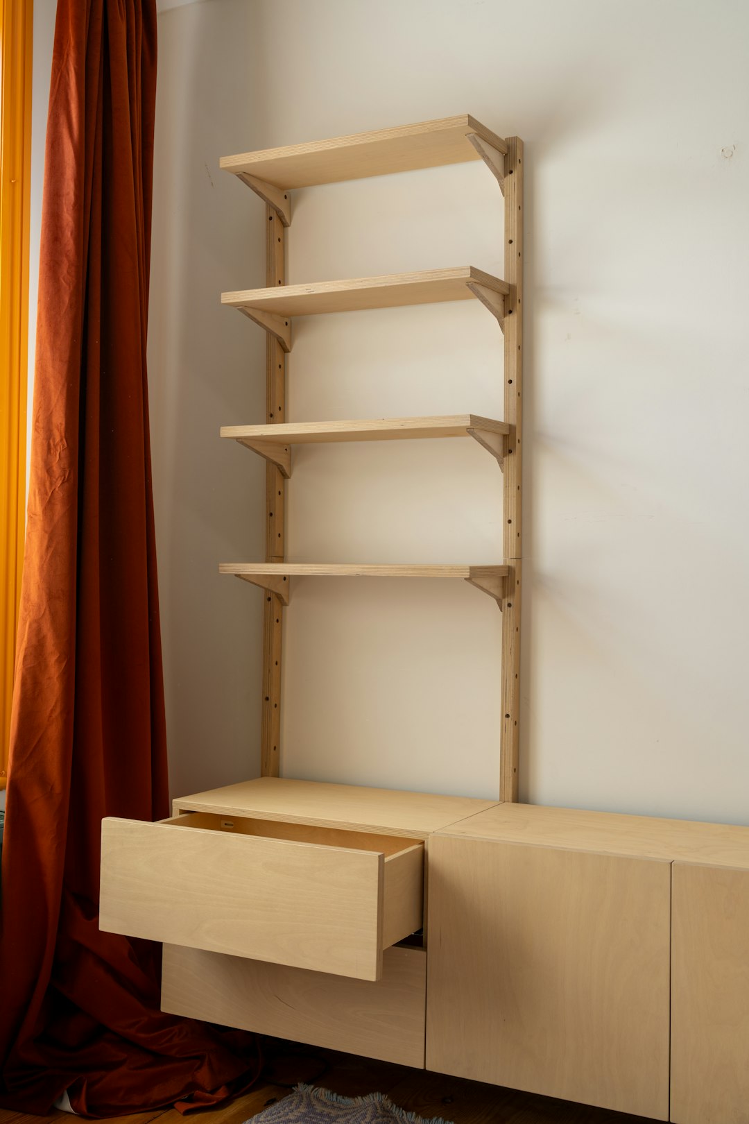 Slatted Oak TV Unit