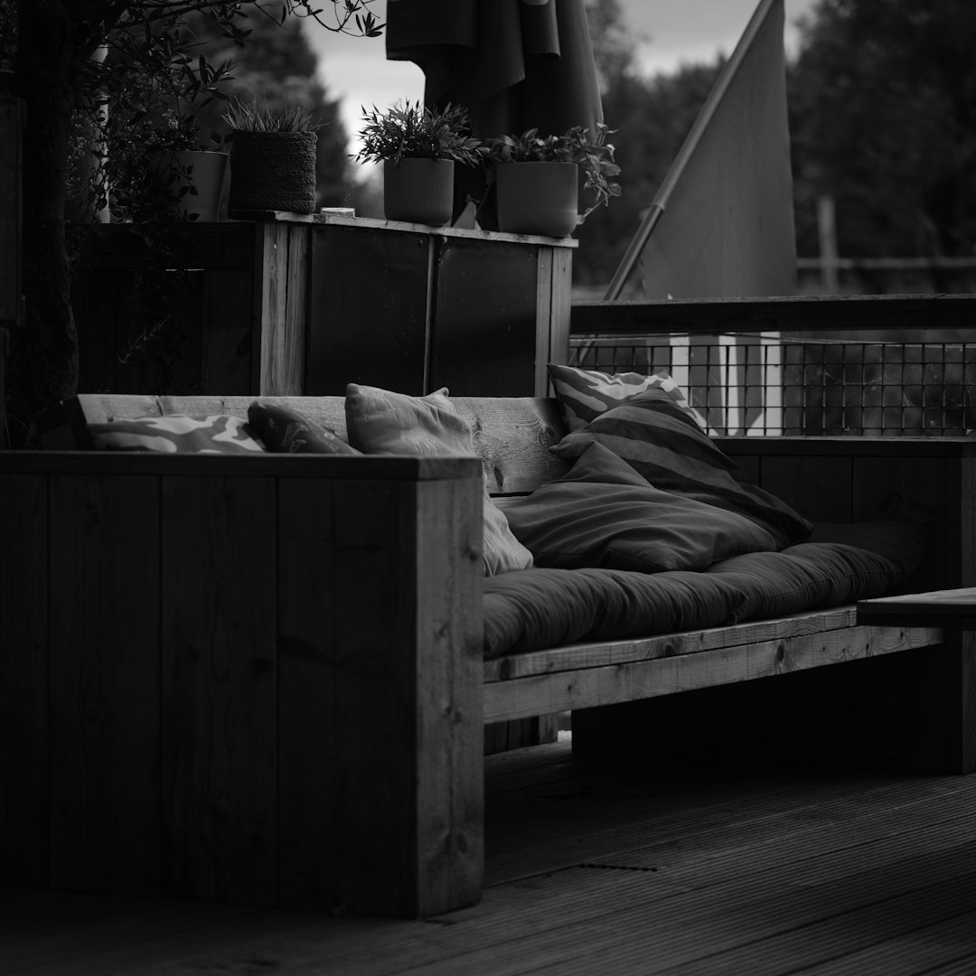 Teak Plant Stand — angle 5