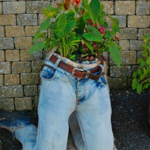 Teak Plant Stand